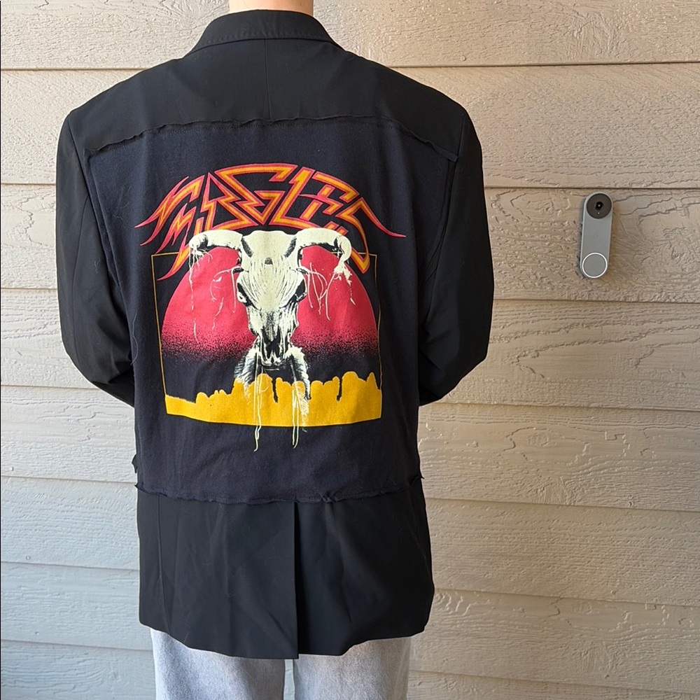 Eagles Upcycled Blazer Unisex Size 44R Handmade